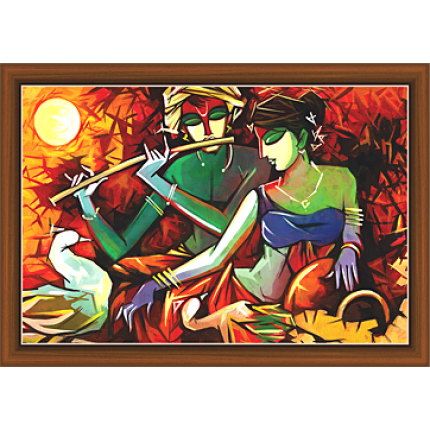 Radha Krishna Paintings (RK-9283)